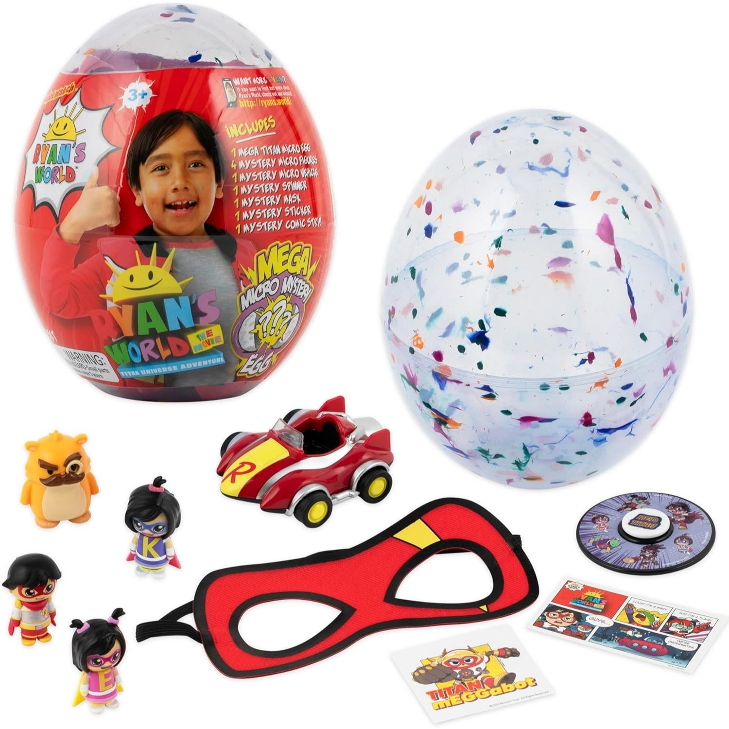 Ryan's World Mega Microverse Egg, Collectible Figures & More