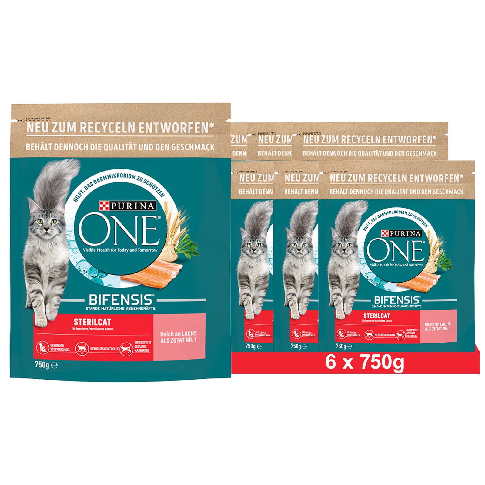 Image of Purina 1 Food For Cats, Rich In Salmon