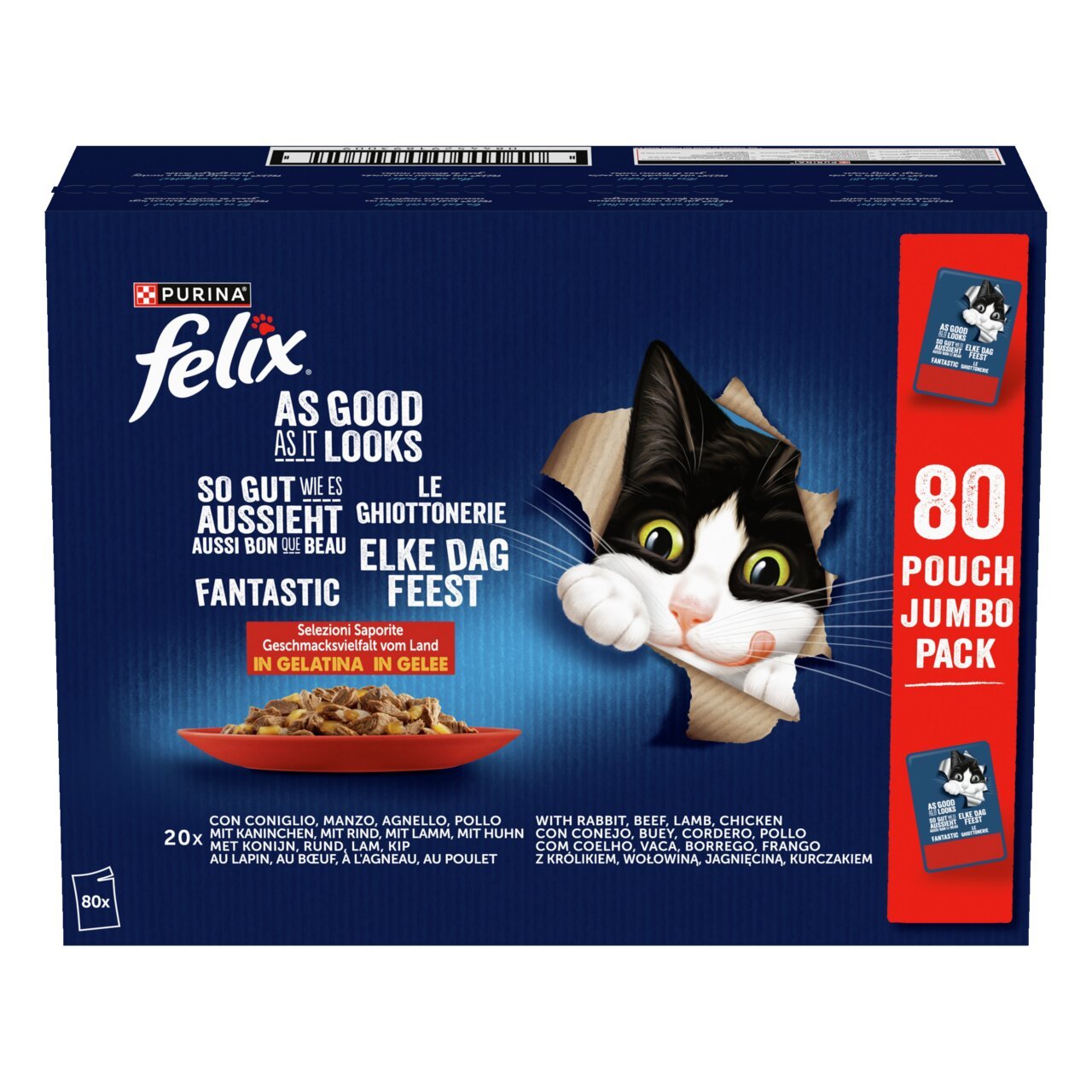 Image of Felix It Looks, Of Flavors From In, Wet Food For Adult Cats.