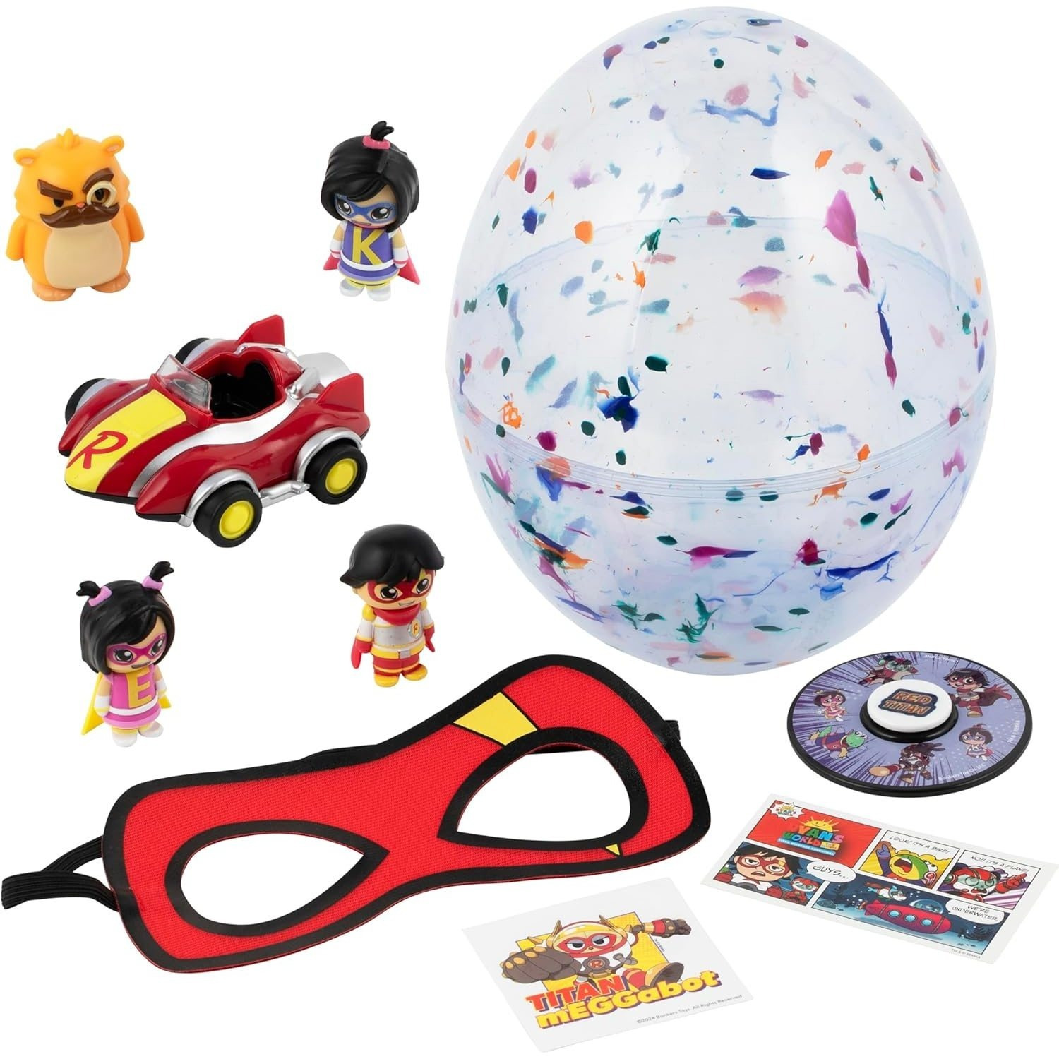 Ryan's World Mega Microverse Egg, Collectible Figures & More
