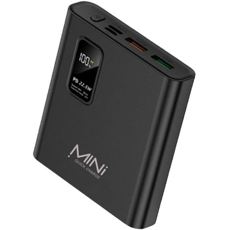TEMU Bank 10000mah, Fast Charging .5w Qc 3.0 Usb-c, Powerful Portable External Battery, Fast Charger For Mobile Phone, Portable Power Bank With Led