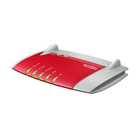 E-shop FRITZ! Box 7360 International wireless router Gigabit Ethernet Dual-band (2.4 GHz / 5 GHz) Red, Silver (REFURBISHED / GENERALÜBERHOLT)