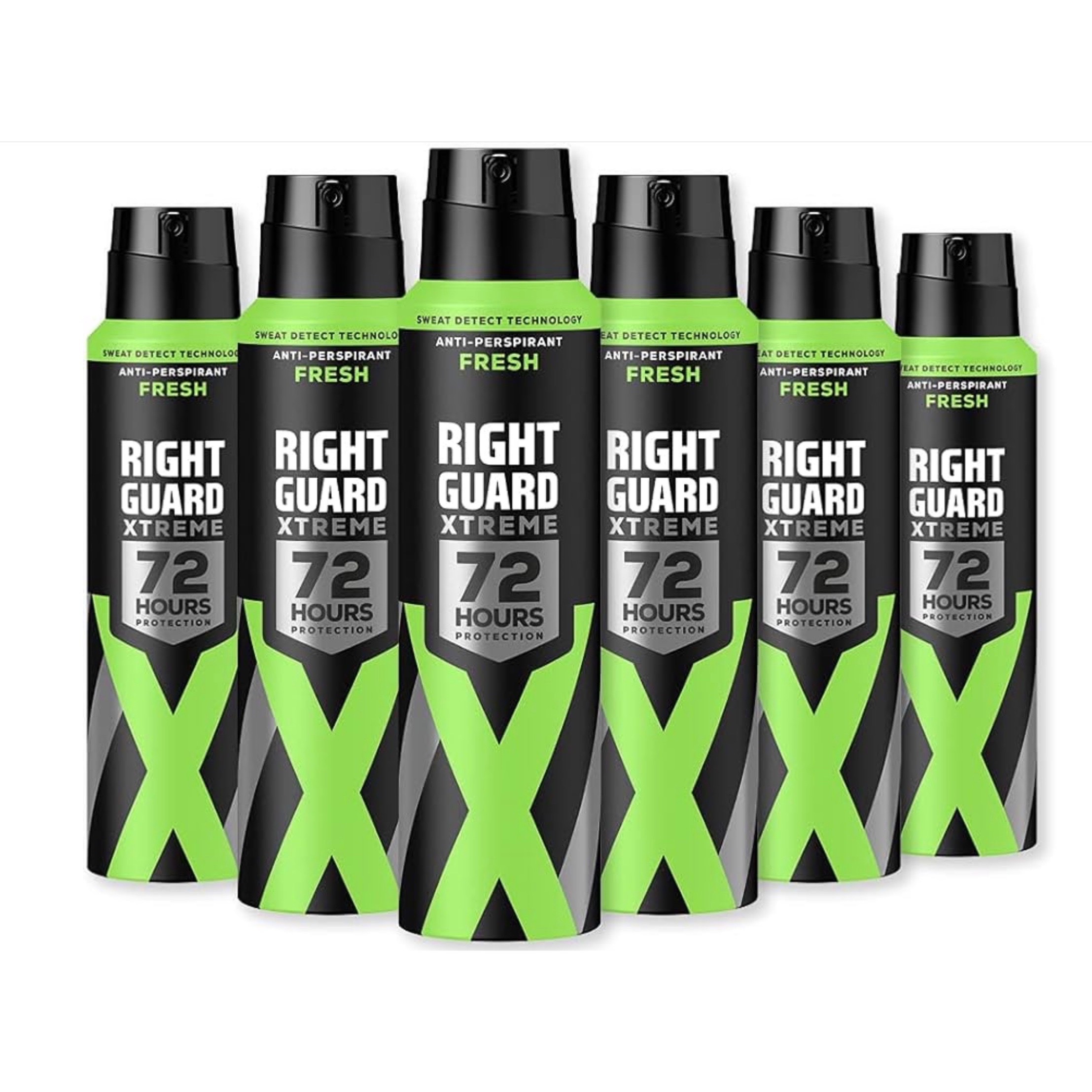 TEMU Mens Deodorant, Fresh 72h High-performance Anti-perspirant Spray, Multipack 6 X 150 Ml