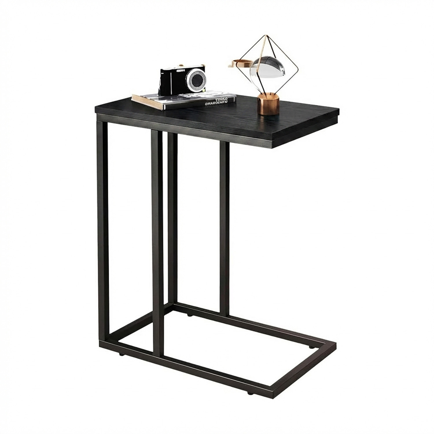 TEMU Tavolino da Salotto 40x26x58 cm �� Struttura in Ferro con Ripiano in MDF