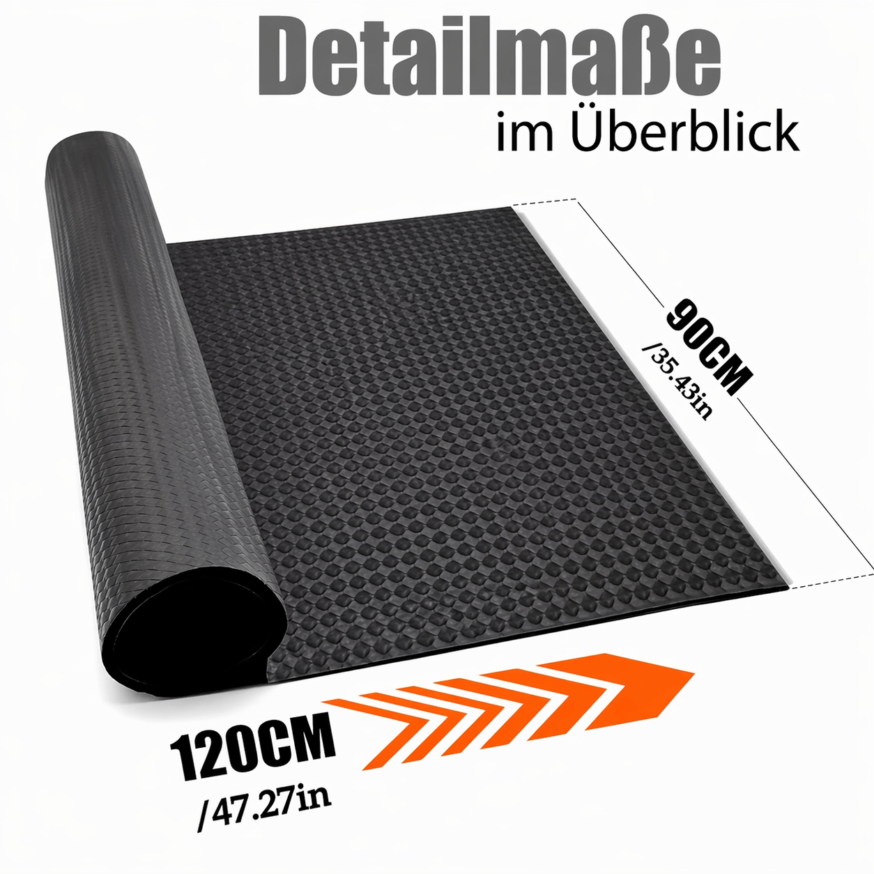 TEMU Alfombrilla Antideslizante Multiuso 90x120cm – Base PVC Gruesa Recortable, para Cajones, Cocina, Maletero Coche, Reutilizable y