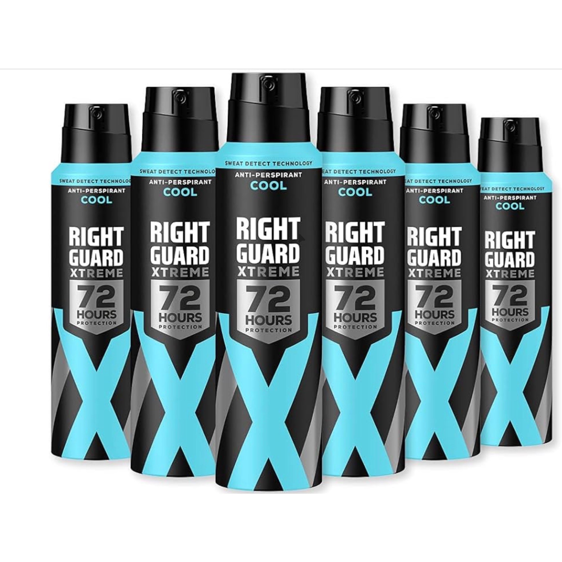 TEMU Mens Deodorant, Cool With Air-conditioning Effect Anti-perspirant Spray, Multipack 6 X 150 Ml