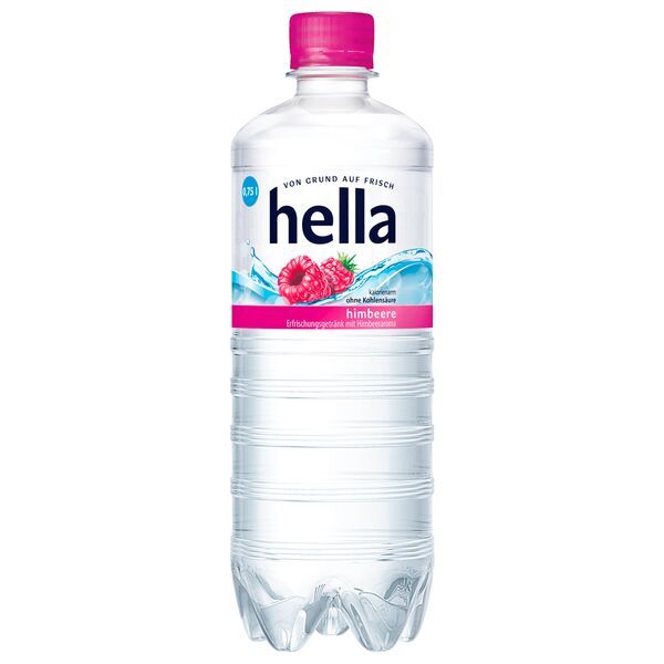 Image of 18 Bottles Hella Raspberry Including €4.50 Disposable Pet 0.75l Still Mineral Water