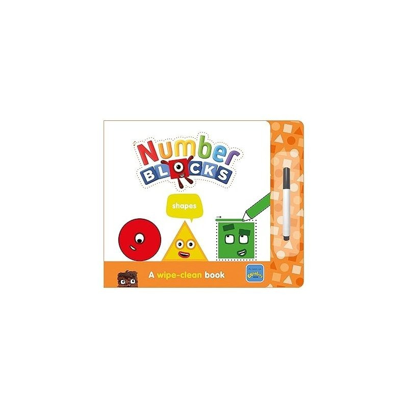Numberblocks Shapes: A Wipe-Clean Book - Ages 3-6 - Board Book
