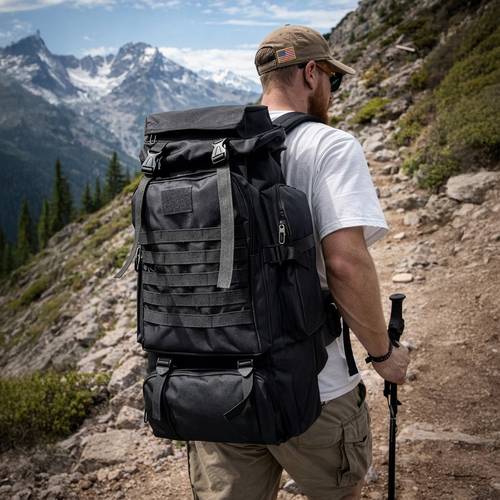 item picture 1pc capacity heavy duty outdoor backpack travel backpack backpacks outdoor backpack versatile travel casual backpack sports luggage bag outdoor trekking camping backpack for men women long distance