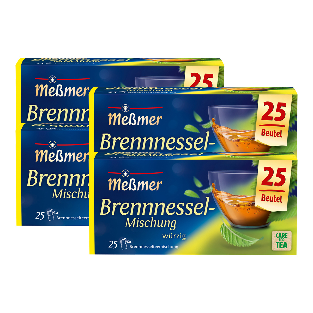 Image of Mesmer Nettle Mixture Fine Spicy 25 Tea Bags 50g 4-pack