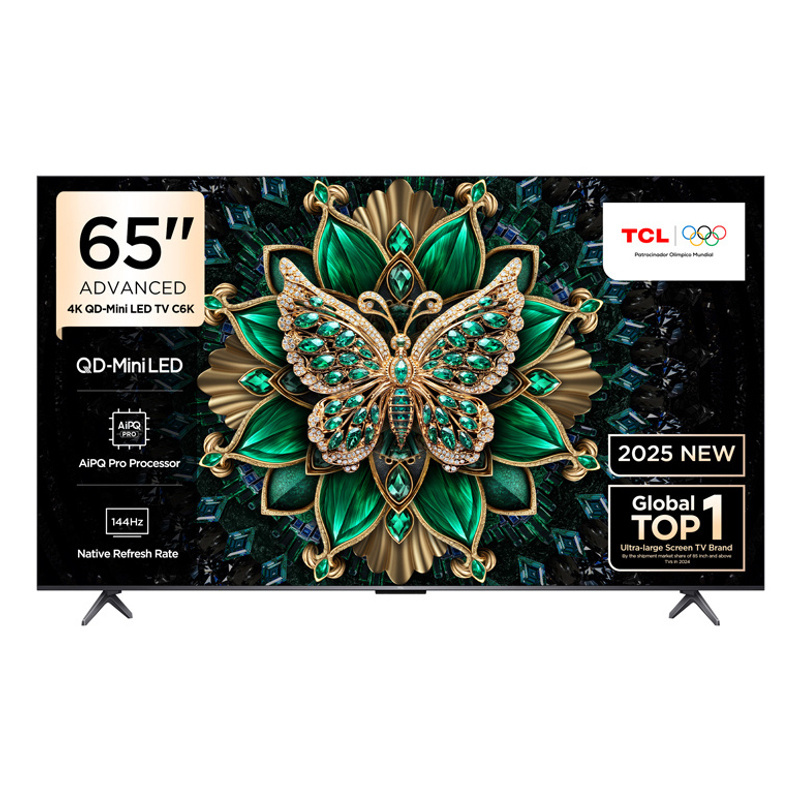 tcl c6k 65 inch qd mini led   smart google tv 65c6k