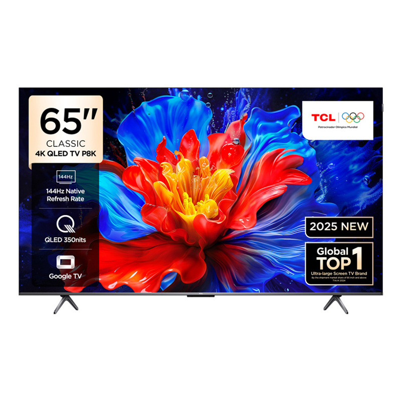 tcl 65p8k 65 smart 4k ultra hd hdr  