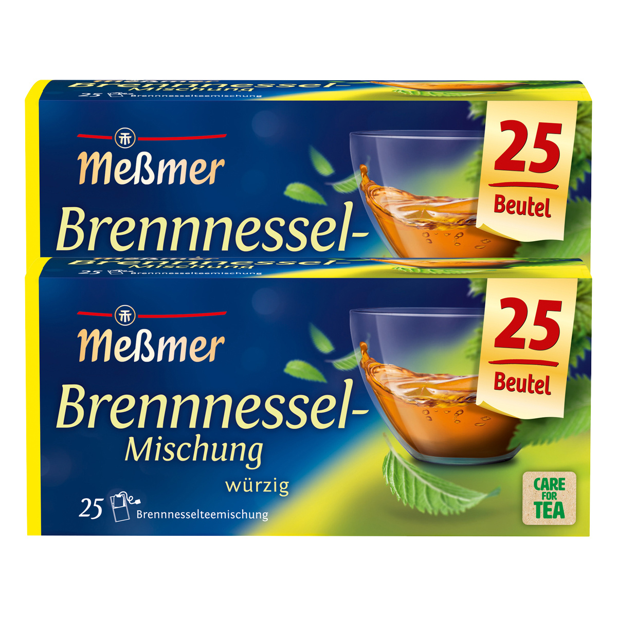 Meßmer Nettle Blend Fine And Spicy Herbal Tea 50g, Pack Of 2