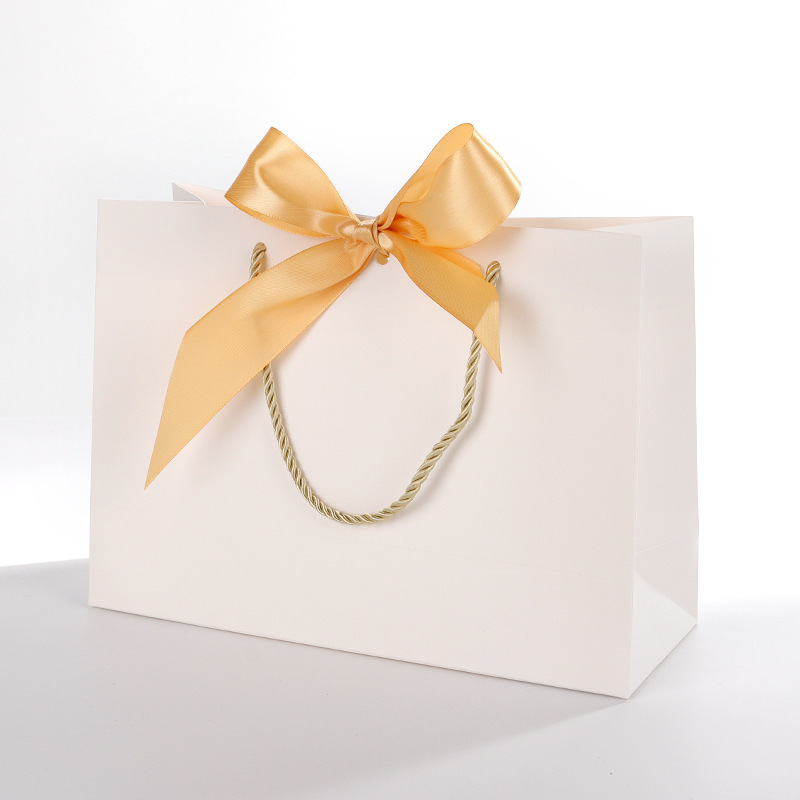 TEMU Bolsa de Regalo Premium con Cinta y – Pack de 6 Bolsa de Lujo para Regalos – Bolsas Elegantes Reutilizables para Navidad, , Boda y Aniversario