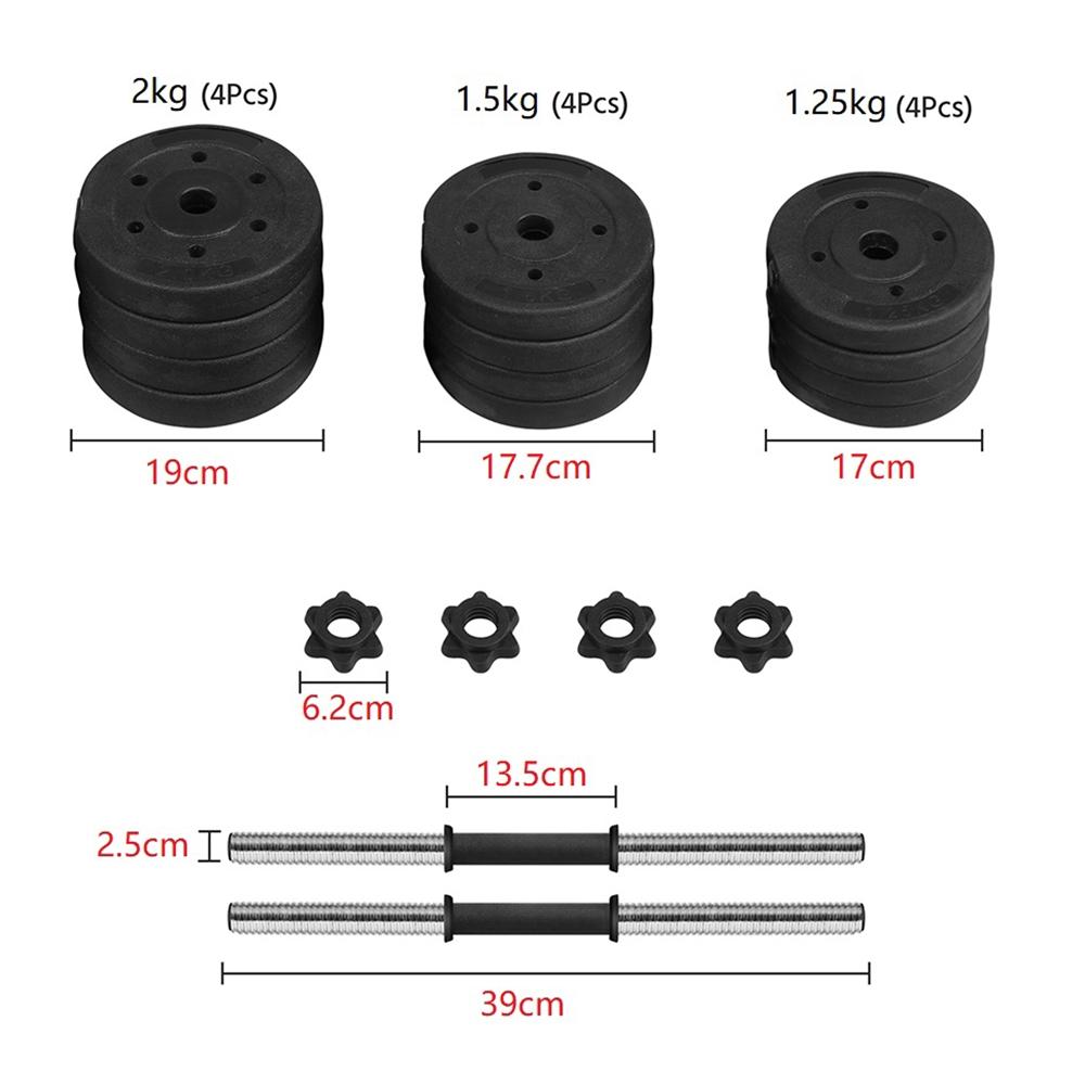 Costoffs Dumbbell Weight Set, 20KG Adjustable Dumbbells
