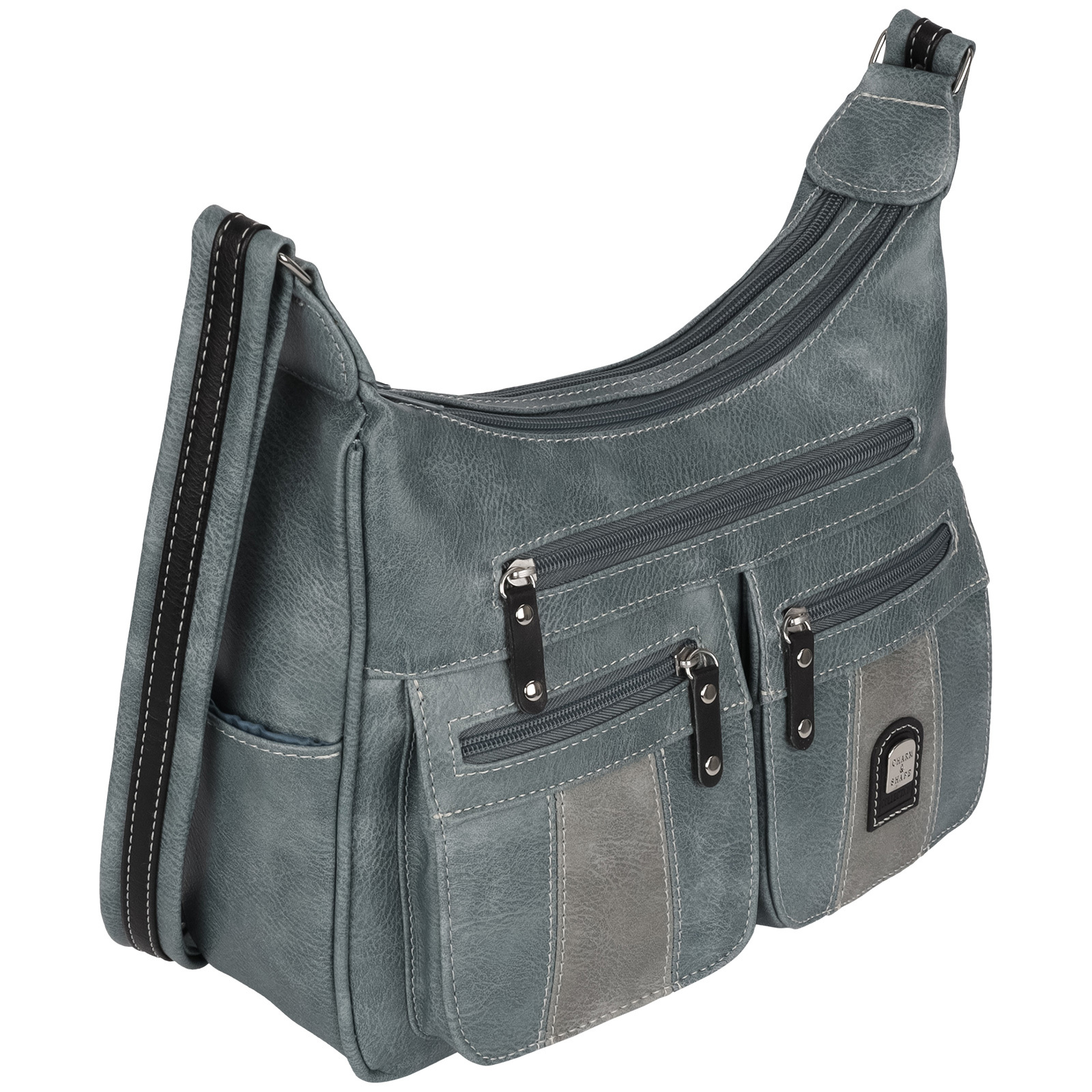 Women' Handbag Shoulder Bag Crossover Bag Leather Look Light Blue