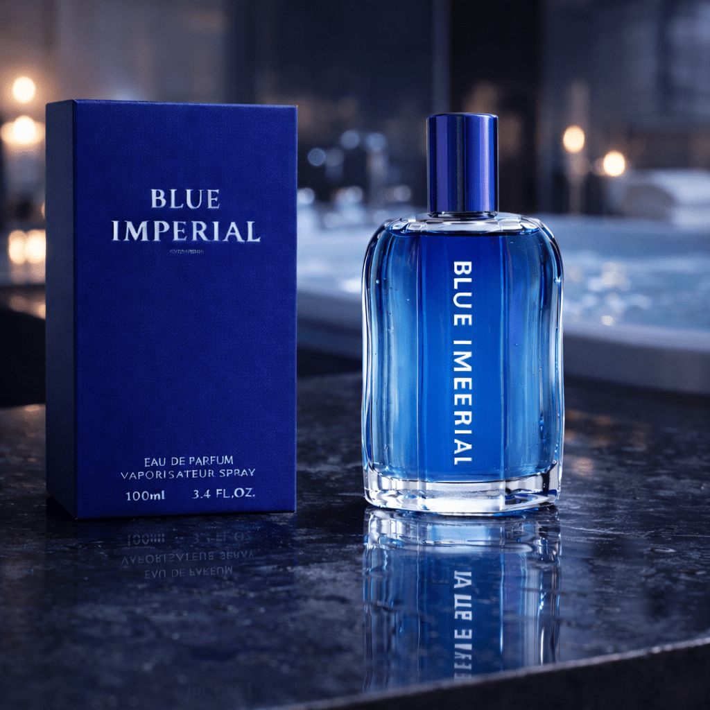 TEMU Perfume For Man – Blue Imperial Pour Homme Edt 100ml, Aquatic As A 's Fragrance, Opening With Marine Citrus Notes Into A Smooth And Clean Musky