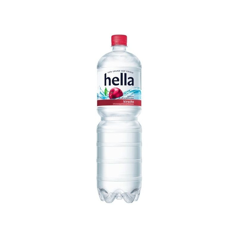 Image of 12 Bottles Of Hella Cherry Including 3.00€ One-way Pet 1.5 L Still Mineral Water