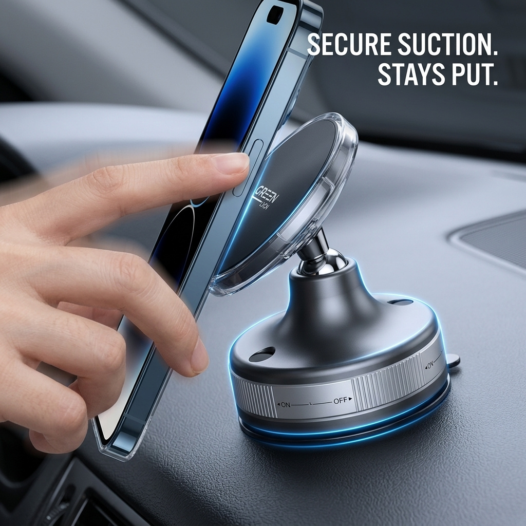 Car Phone Holder, Magnetic Phone Holder, 360° Rotatable, Portable Magnetic Mobile Phone Holder For 17/16/15/14/13/12