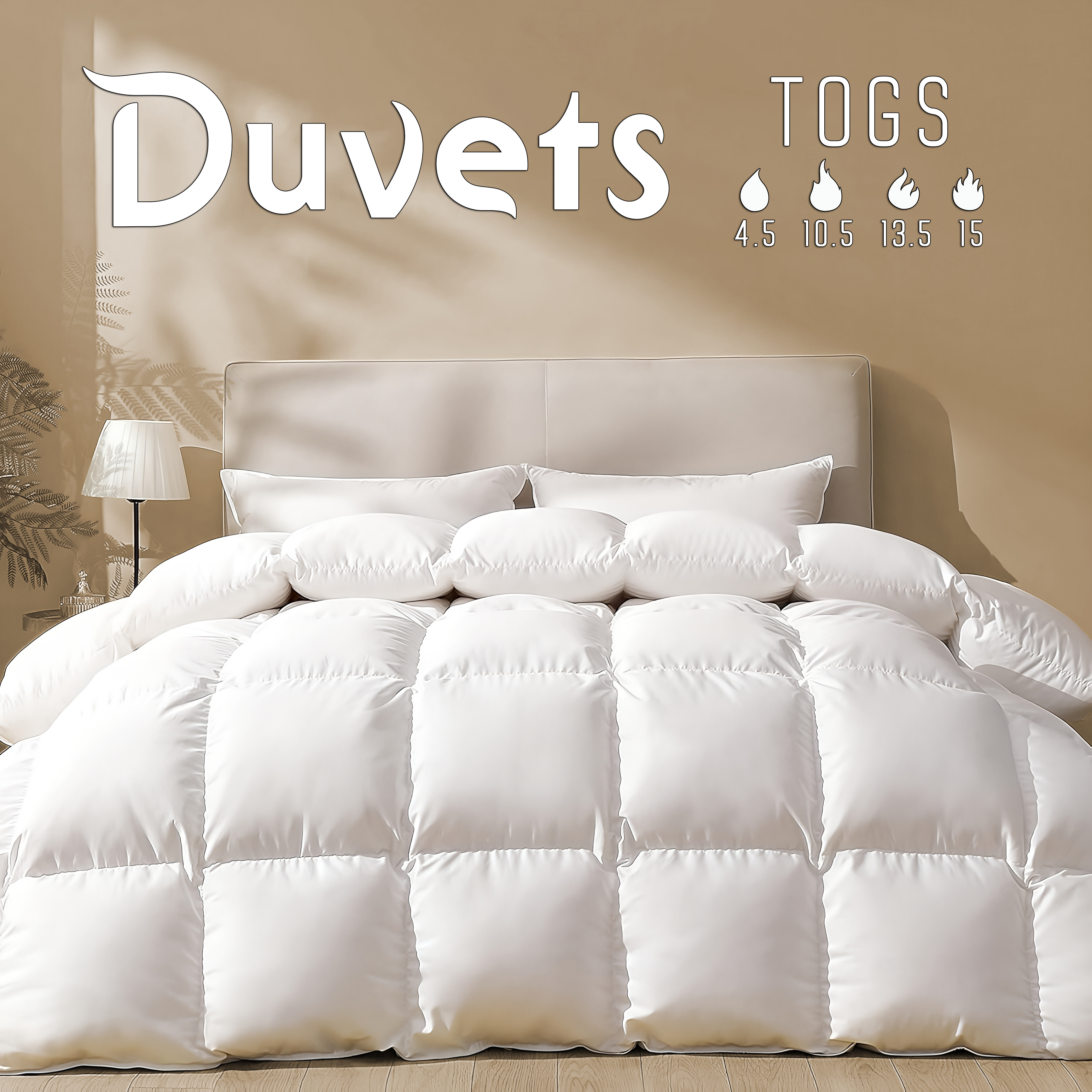 hotel quality   like down duvet quilt luxury comforter box stitched breathable soft insert bedding   quilt for summer to winter   in   13 5 tog single   super king sizes