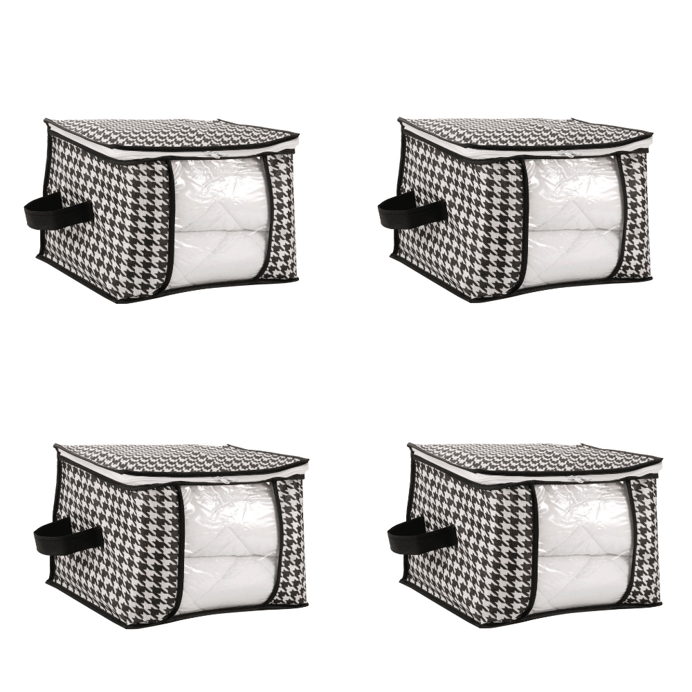 Formeya 4-piece Luxury Wardrobe Organizer With Window, Closet Organizer, Sock Storage, 34 X 22 X 22 Cm