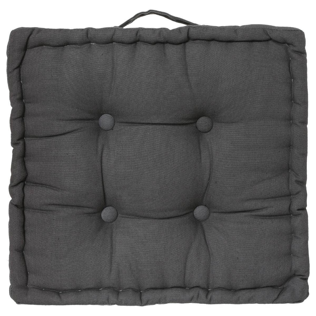 Floor Cushion 40x40 Cm Dark Gray