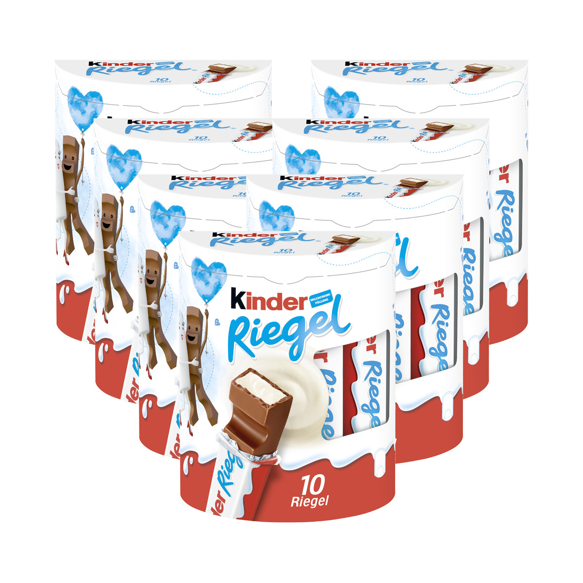 Image of Children's Bars Of Full Milk Chocolate With Milk Cream Filling 210g 7-pack