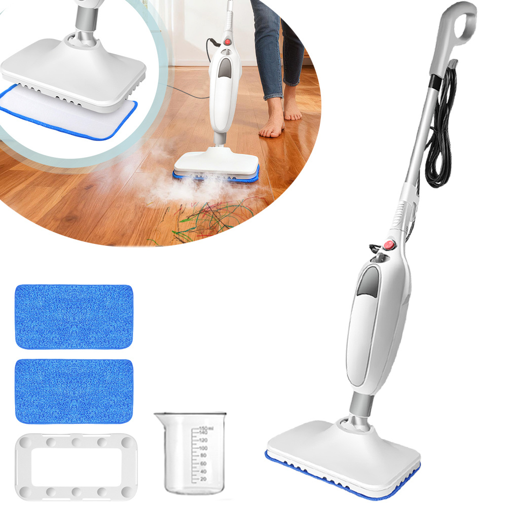 Image of Steam Cleaner 1500w Steam Mop Floor Steam Cleaner Handheld Steam Cleaner Up To 108°c For Deep Cleaning Floors, Electric Floor Squeegee With 400ml Water Tank, Removes Up To 99.9% Of