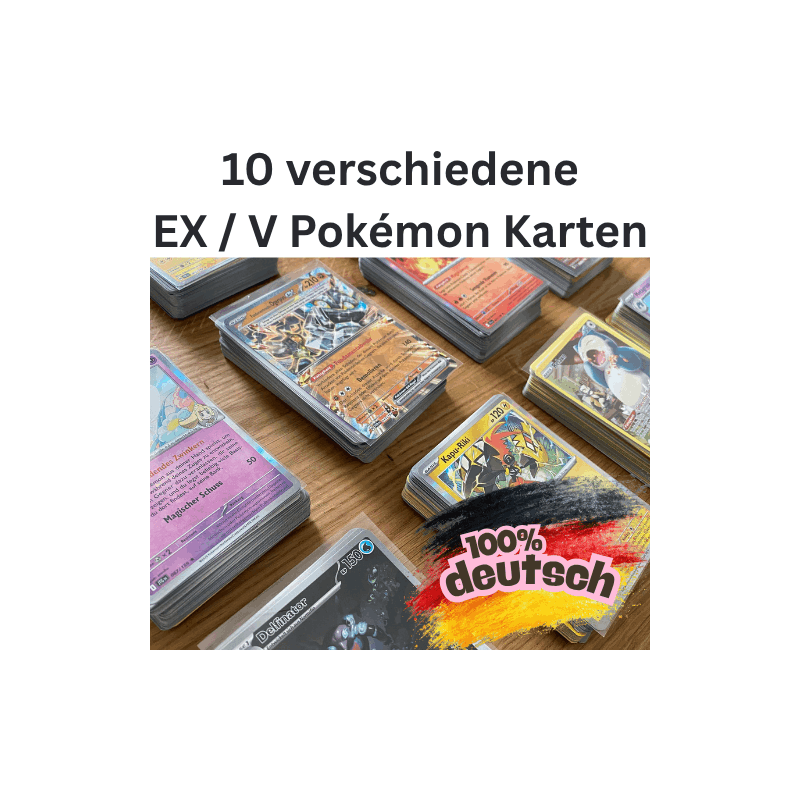 10 Powerful Pokémon Ex/ In German And Original