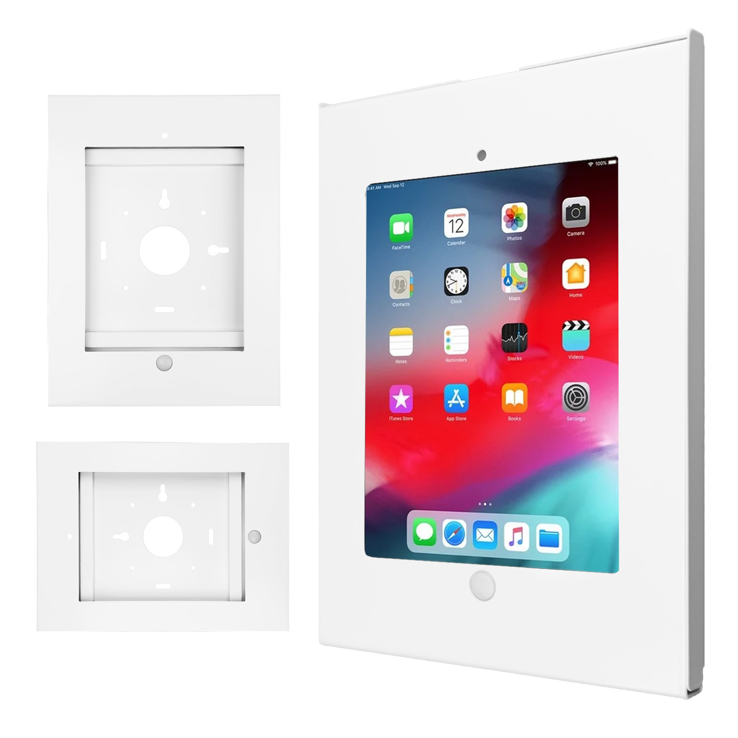 Universal Advertising Holder Stand Hanger Stand For Ipad 2/3/4/air/air2 Maclean, Metal Casing, Anti-theft Protection, Wall-mounted Mc-676