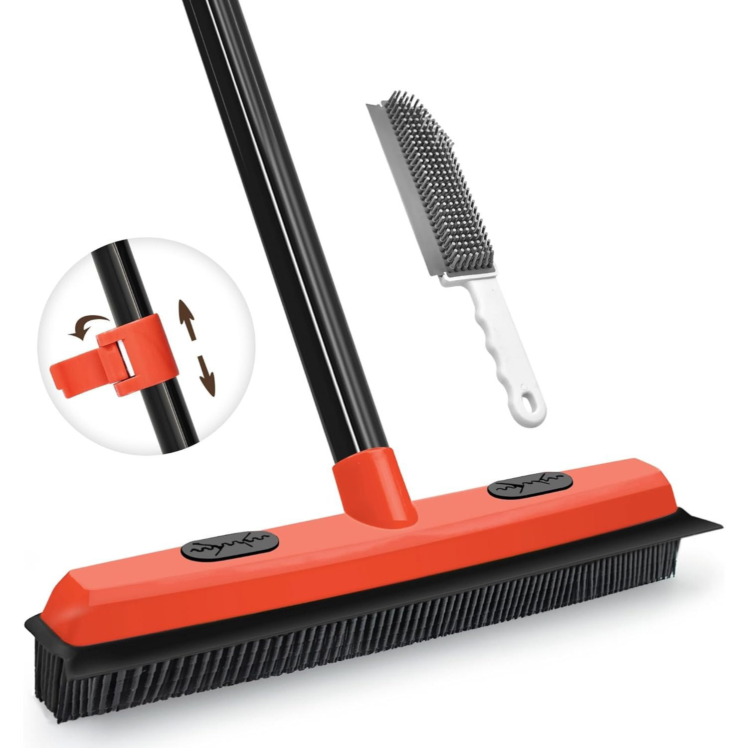 Image of Vacuum Cleaner Brush With Vacuum Cleaner For Removing Hair - 3in1 Floor Cleaning + Free Brush For Pets