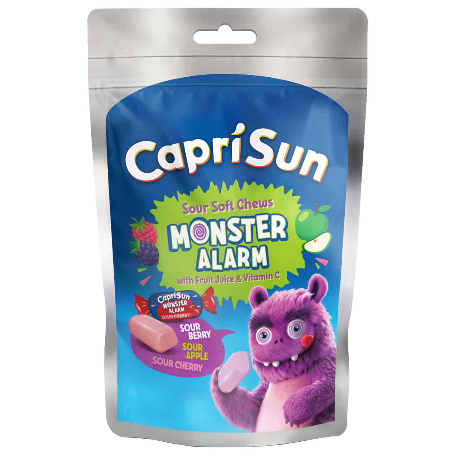 Capri Sun Sour Soft Chews Monster Alarm -saure Fruchtgummi-kaubonbons 147g