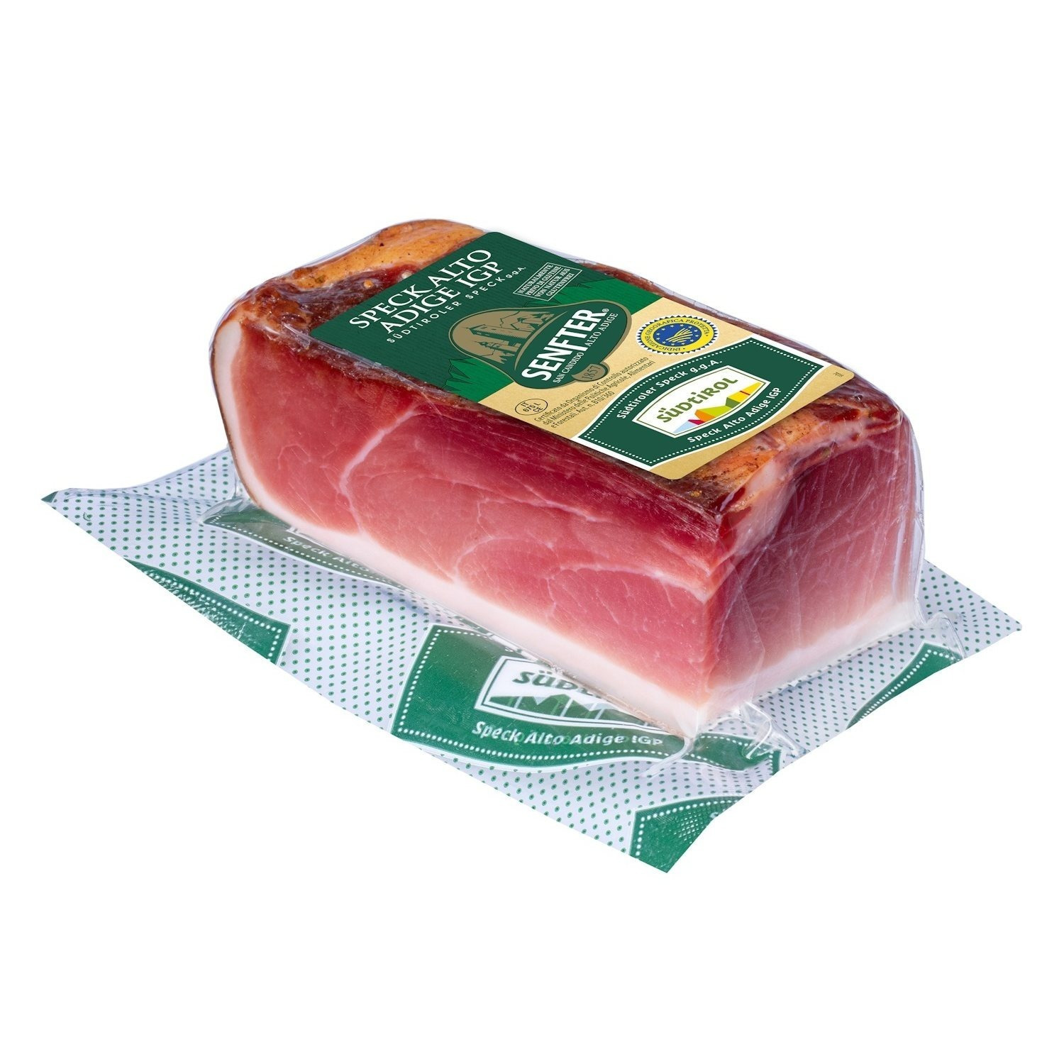 Image of South Tyrolean Speck G.g.a. Heart Piece Vac. Approx. 350 Gr. - Senfter
