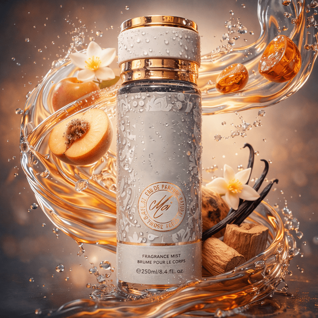 E-shop Me 250ML Parfümierter Körpernebel – Parfüm Spray für Frauen, Noten von Jasmin, Pfirsich, , Amber, Vanille & Sandelholz – Langanhaltendes, und