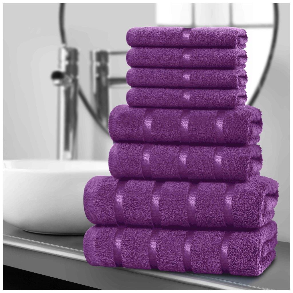 8pcs   towel set quick drying   absorbent   8 towels sophisticated design 15 elegant colours machine washable
