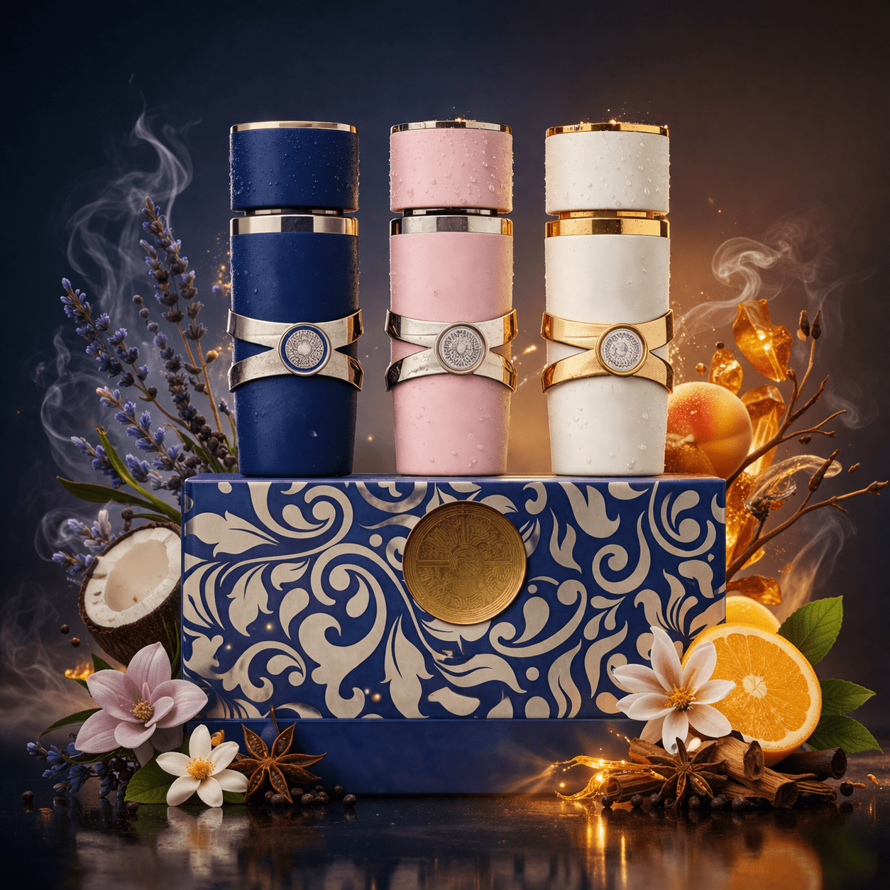 3x35ml - Long-lasting Eau De Parfum Set, Luxury Gift For Women And Men, Premium Oriental Perfumes