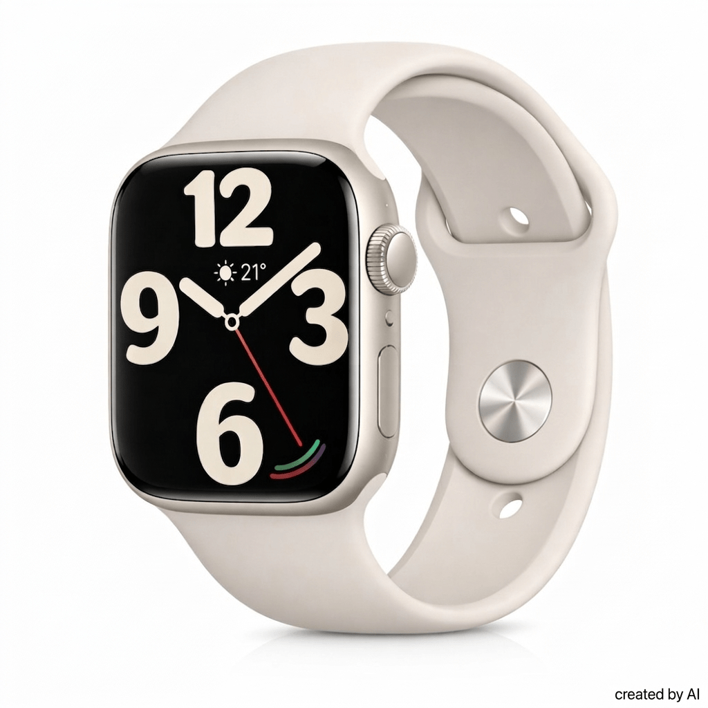 Gps 41 Mm Smartwatch Aluminum Case With Sports Strap ( )