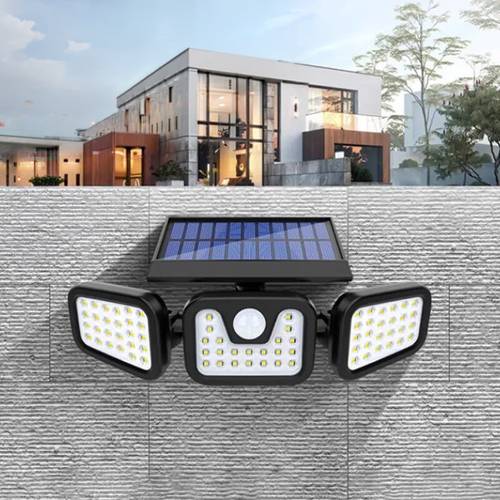74led outdoor wall light ip55 waterproof 3 mode led motion sensor security light outdoor solar light for christmas halloween garage garden camping pathway yard porch