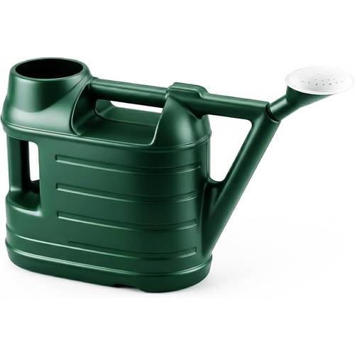 garden watering can outdoor 6 5l with sprinkler rose head ideal for indoor and outdoor gardeing lightweight strong plastic watering can green