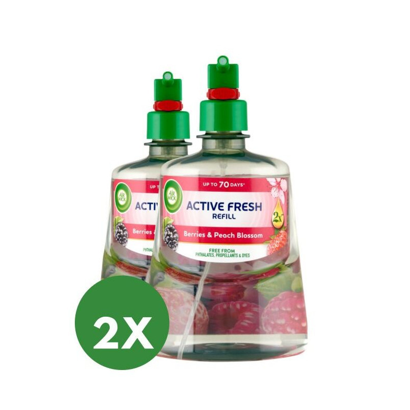 Air Wick Forest Fruits Refill Pack For Automatic Air Freshener, 2 X 228ml