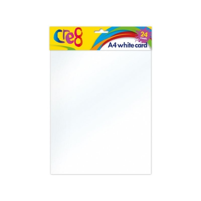 TEMU 24 Pack A4 White Card 200gsm | Thick Craft Card Sheets | Heavyweight Card For Printing Arts & Crafts