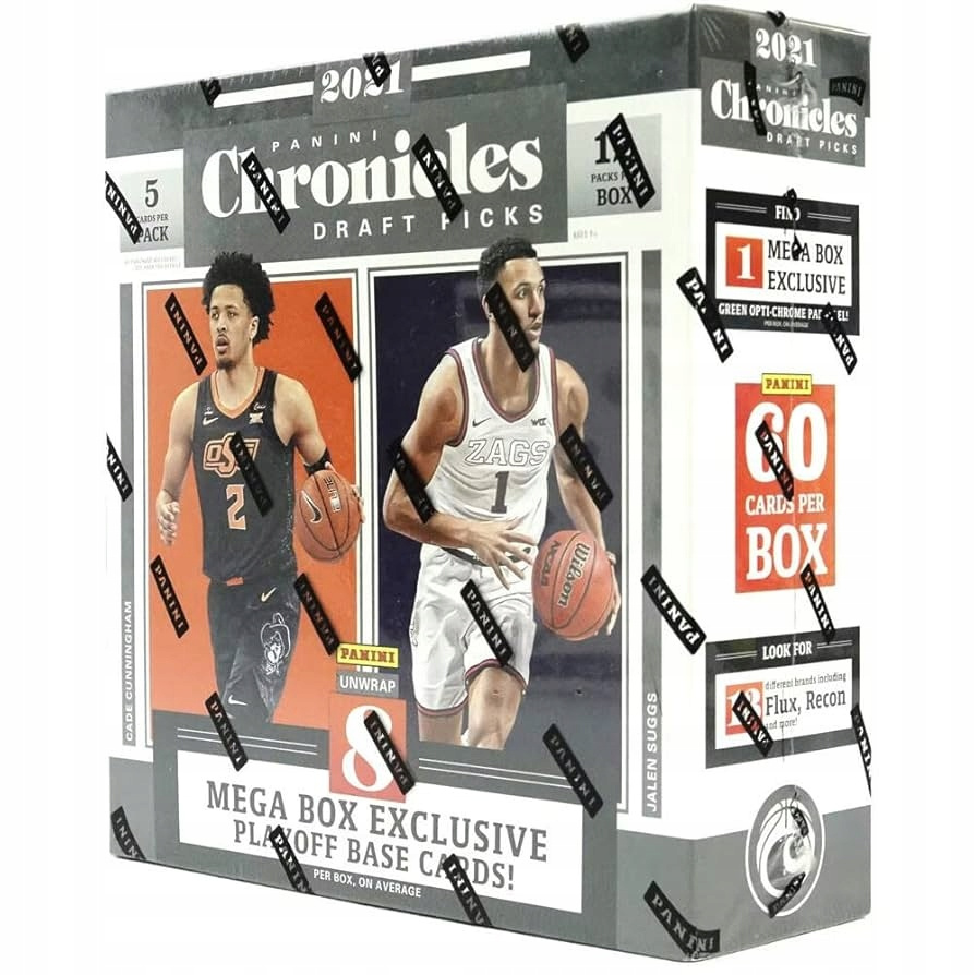 Draft Picks 21-22 Mega Box 13 Basketball Card Collection