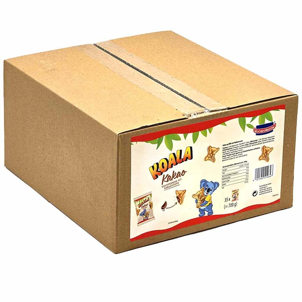 Image of Master Cake Koala Cocoa With Cocoa Filling - 35 X 20 G = 700 G - Portion Bags