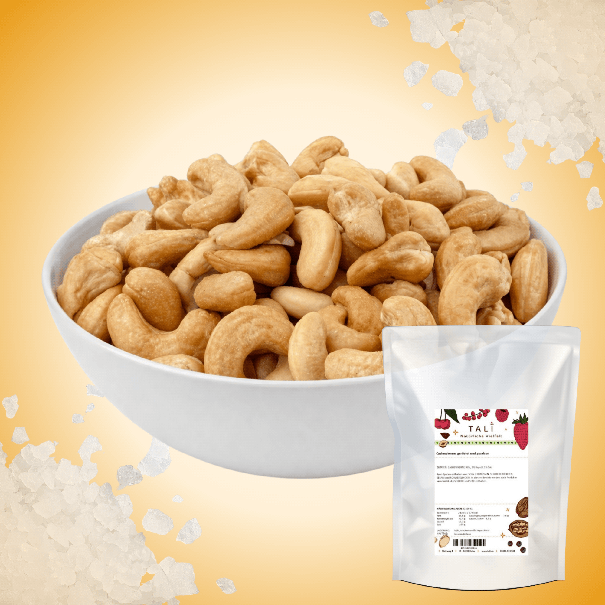 E-shop TALI Cashewkerne geröstet & gesalzen