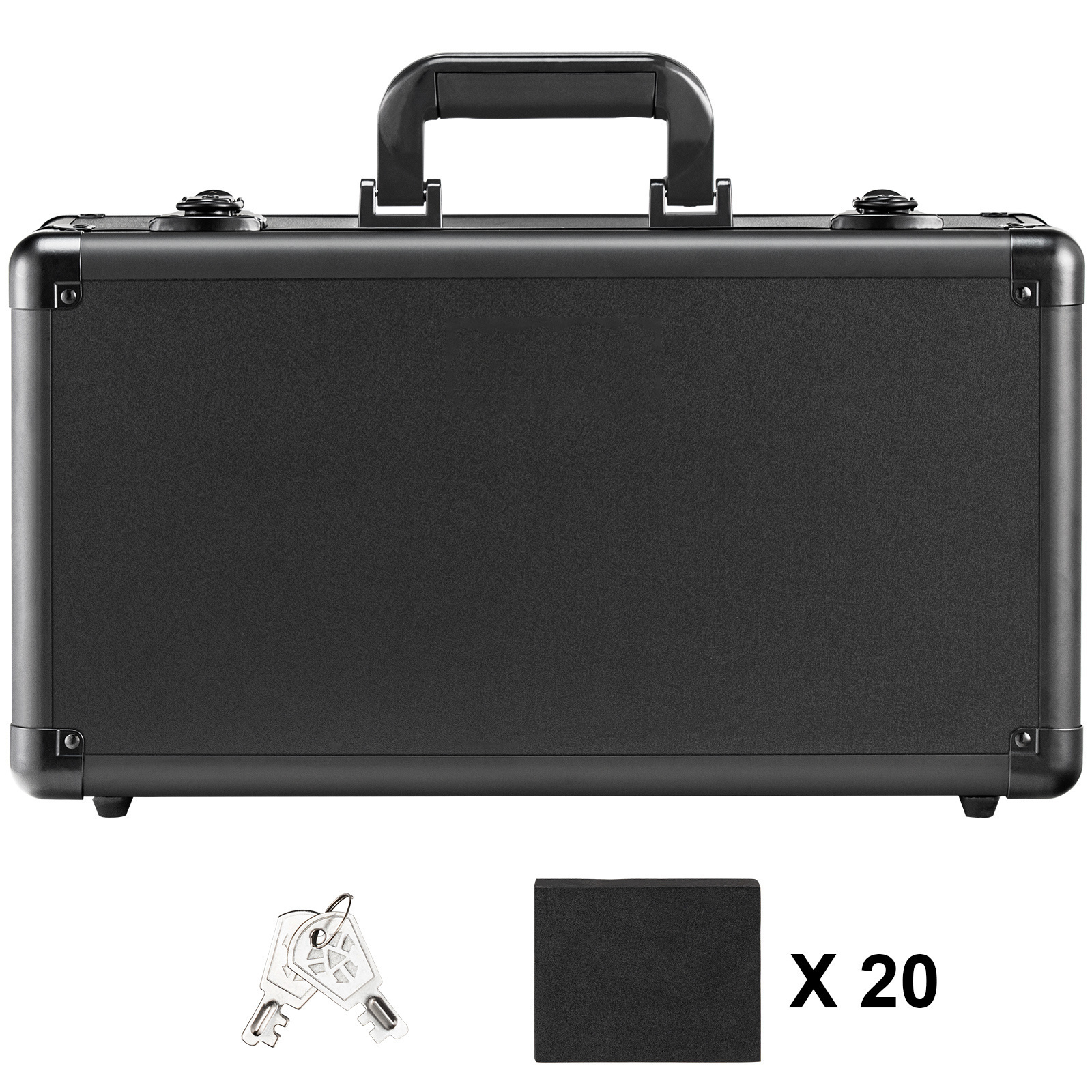 Vevor 108 Graded Card Storage Box 4 Slots Sports Card Holder Case Key Lock
