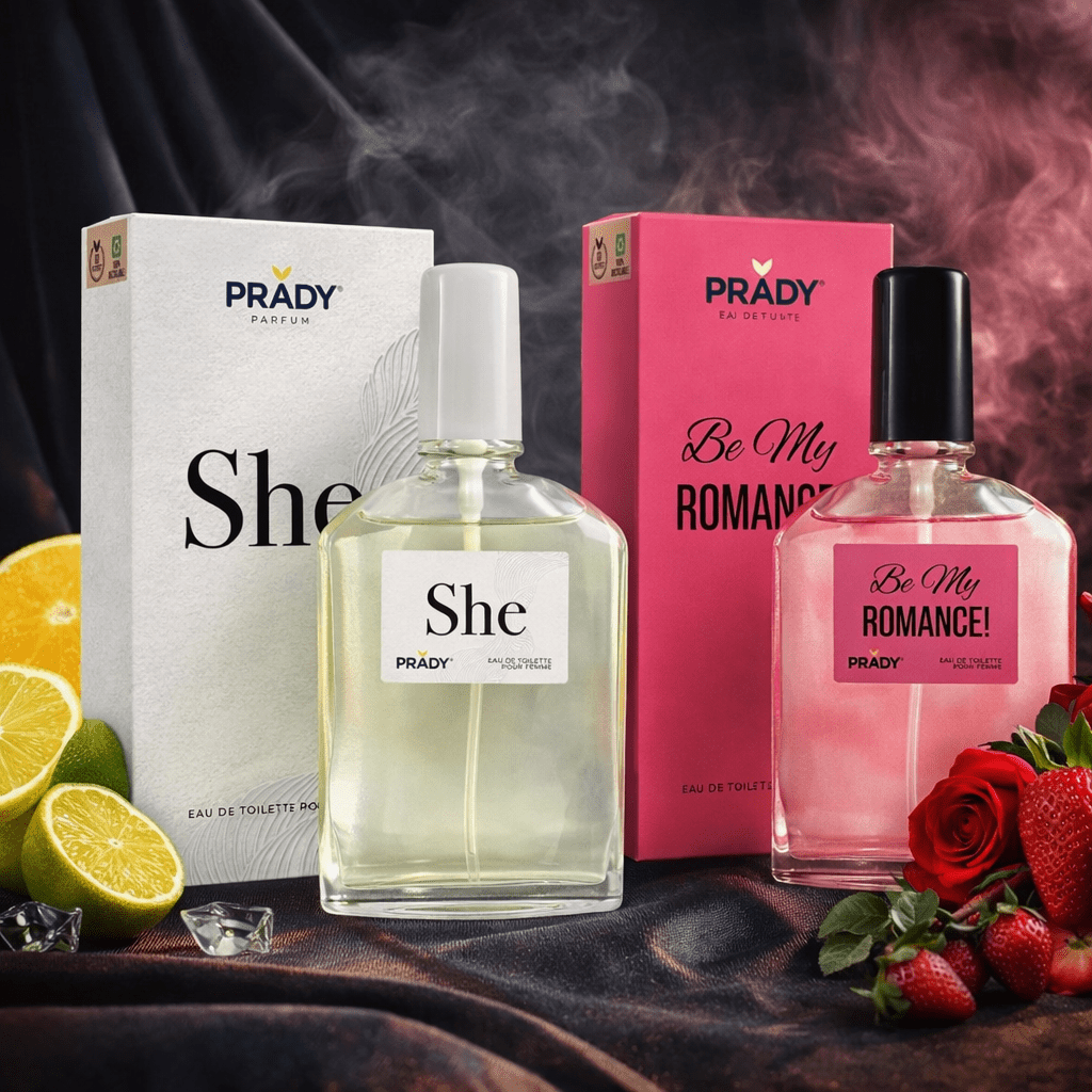 TEMU Set Perfumes Eau de Toilette & Duradero – Acuática y Floral , Limón, Rosa y Fresa – Elegante y Versátil