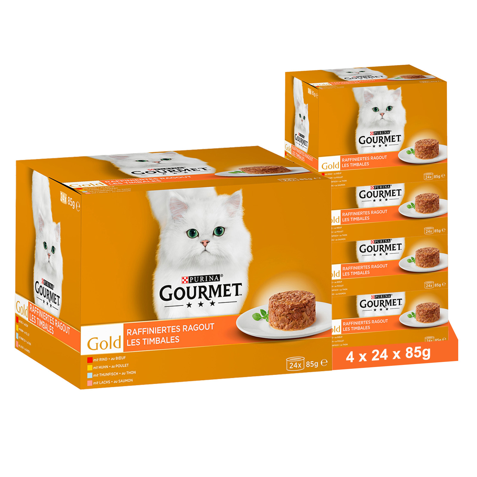 Image of Gourmet Gold Wet Cat Food Meat