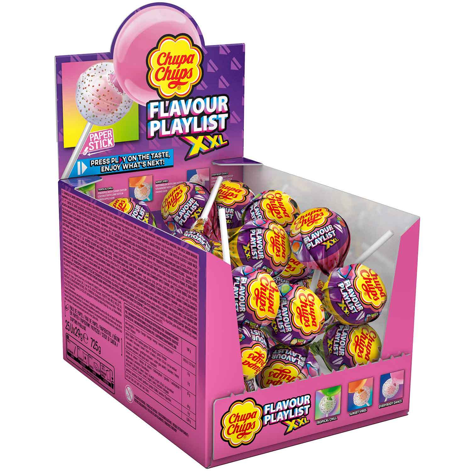 Chupa Chups Xxl Flavour Playlist 25x29g