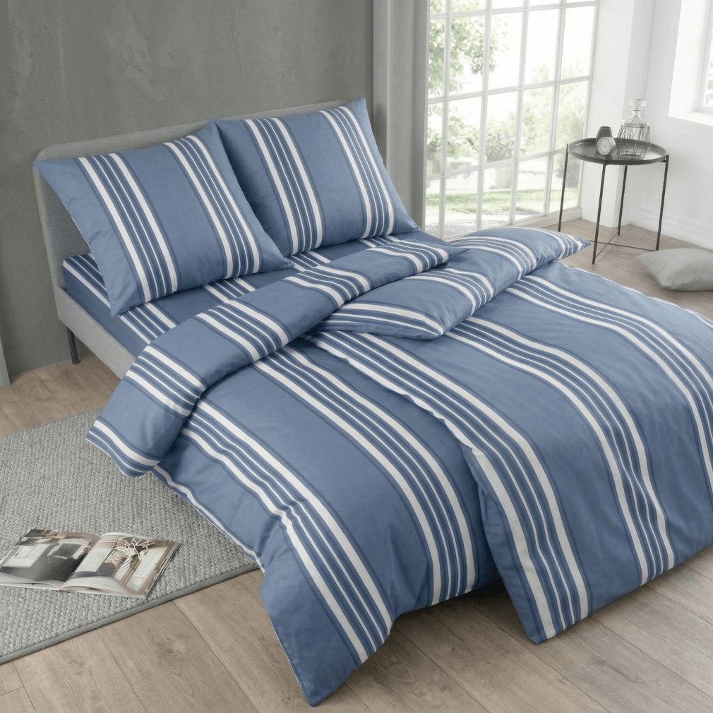 Image of Bedding Set 135x200 2- Or 4-piece – 2x Duvet Cover 135x200 & 2x Pillowcase 80x80, Zippered Bedding Set, Breathable &