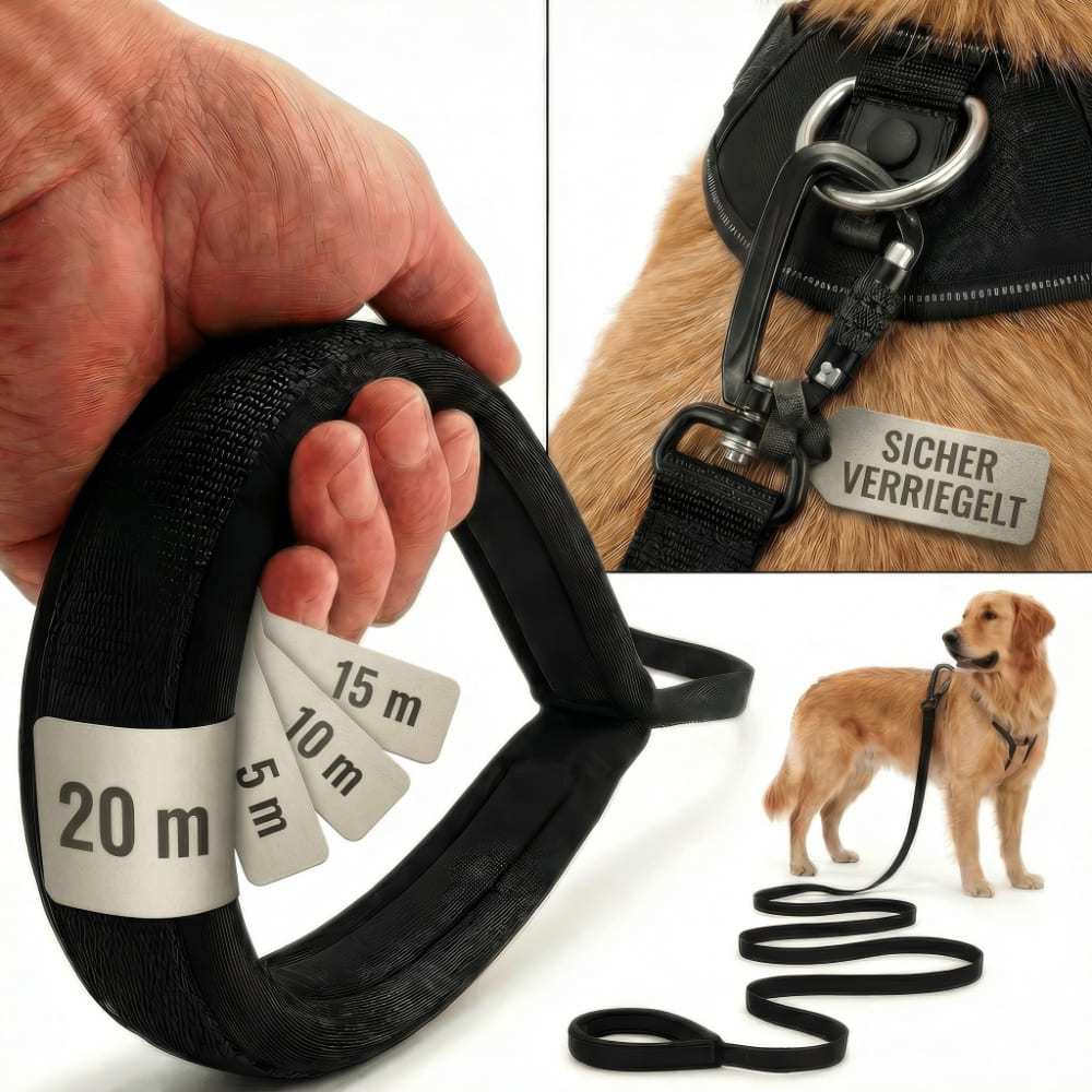 TEMU Schleppleine 10m für Hunde Schleppleine 20m für große Hunde Schleppleine für kleine Hunde Schleppleine 5m für Hunde Schleppleine Hund